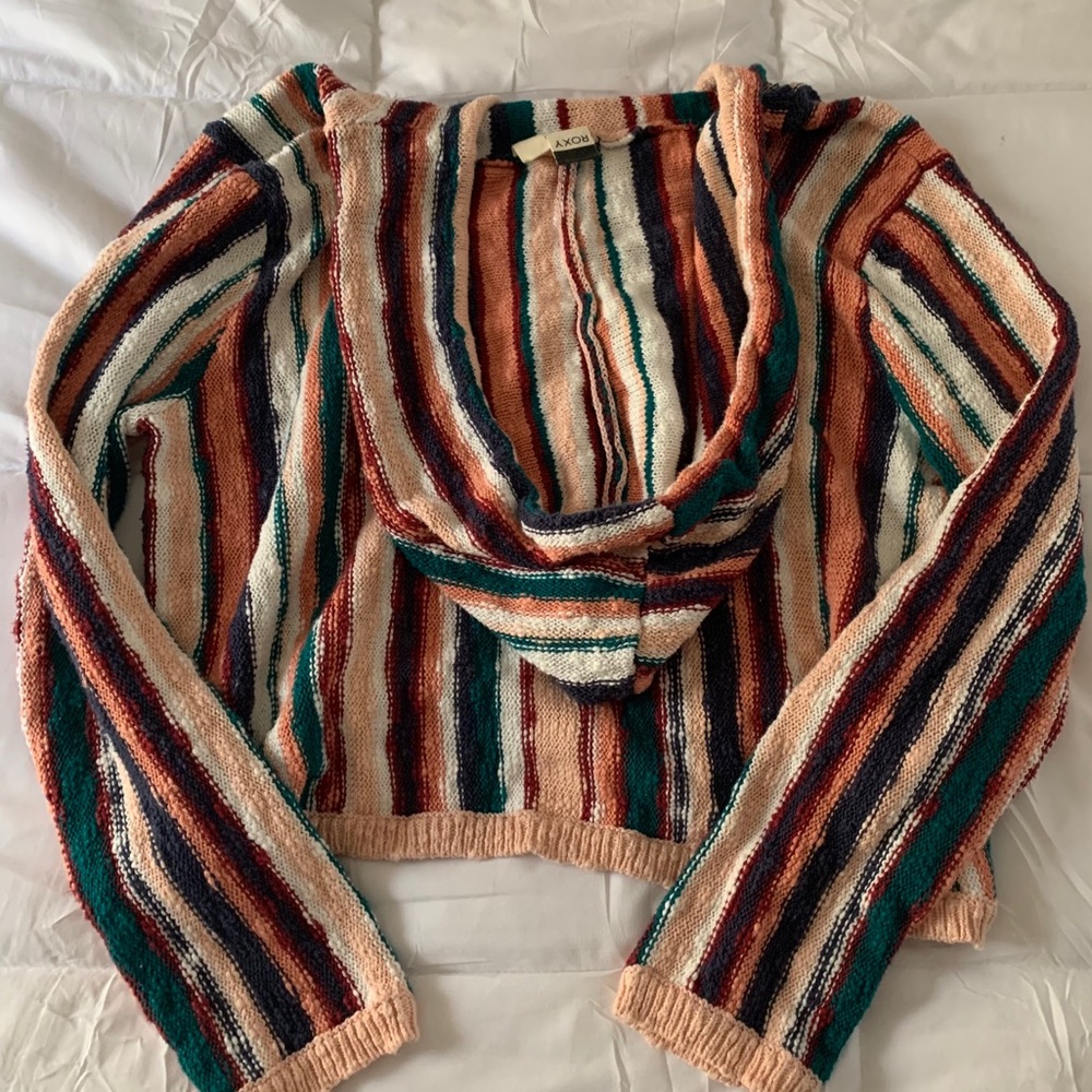 Roxy Beachy Patterned Hoodie - image 5